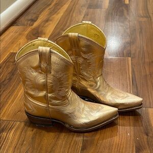 Miron Crosby Rose Gold Cowgirl Boots